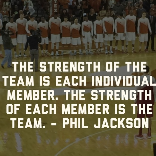 strength of the team phil jackson